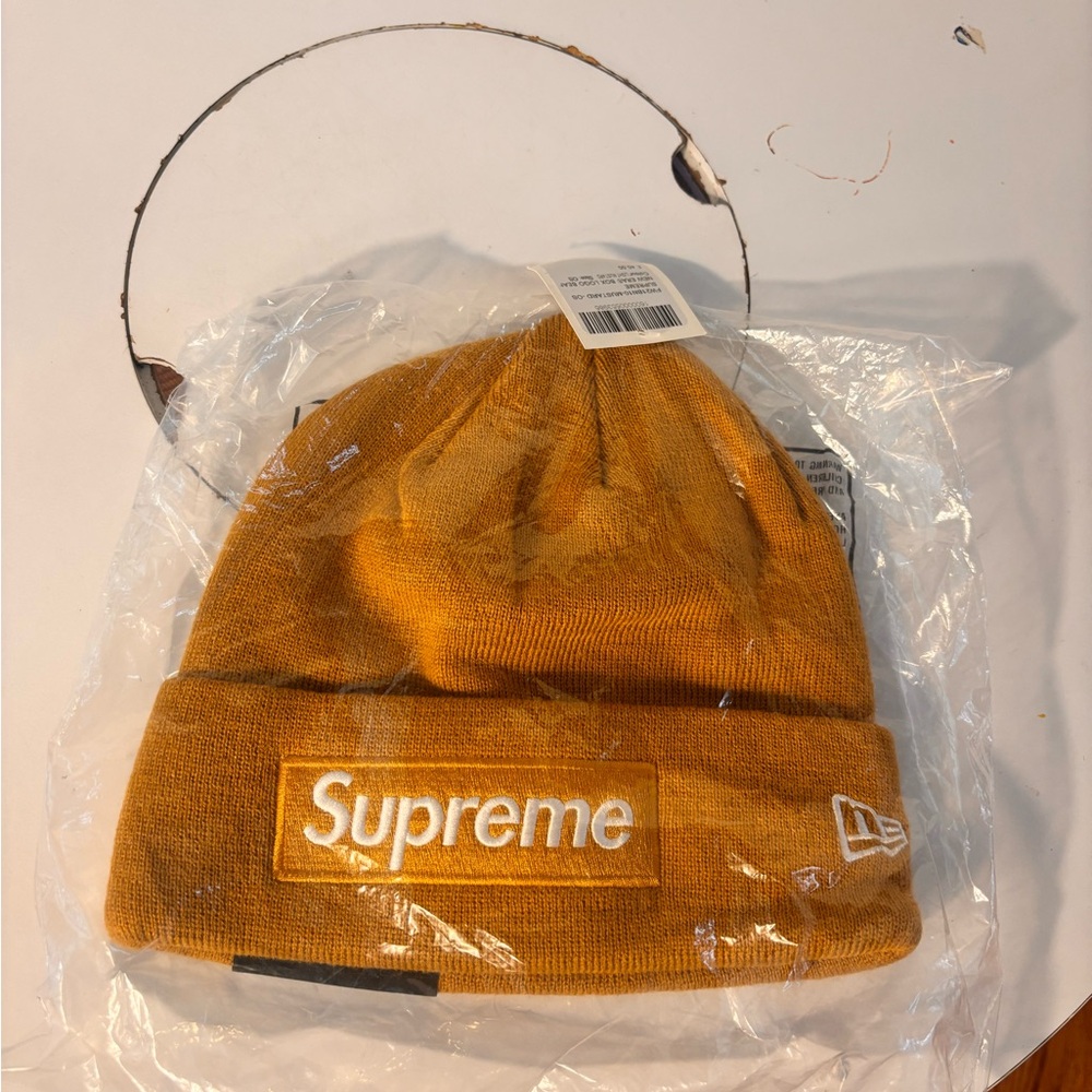 Supreme Mustard Yellow Beanie